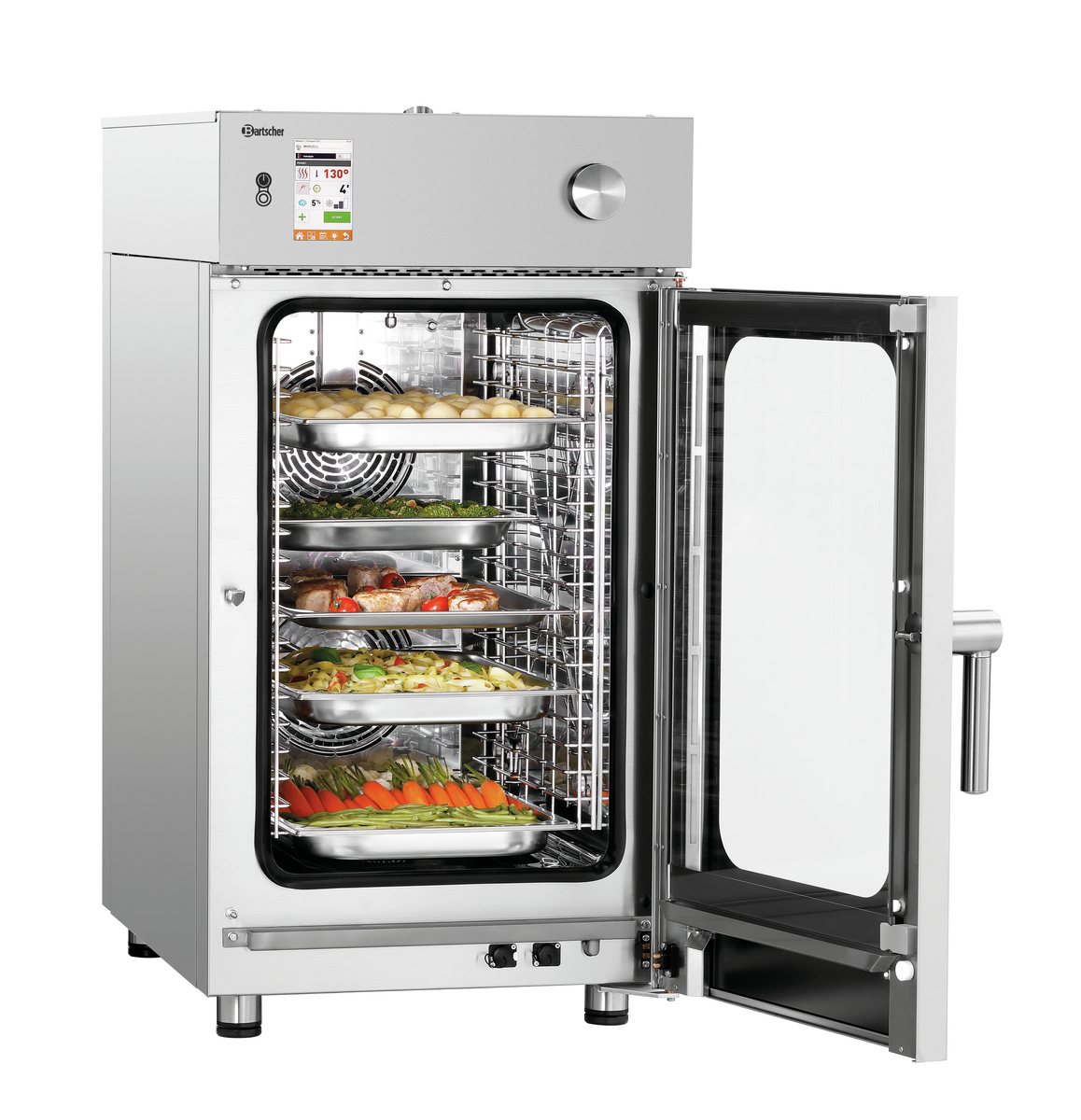 Four mixte à vap. Silversteam-K 10110DRS