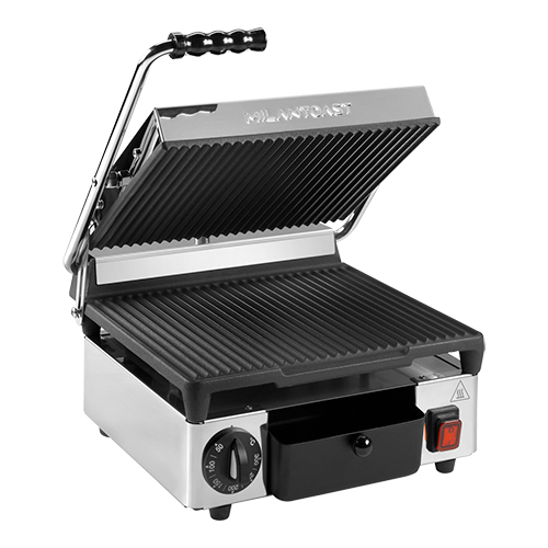 Contact grill nervuré Milano toast - 320x380x (h) 170mm