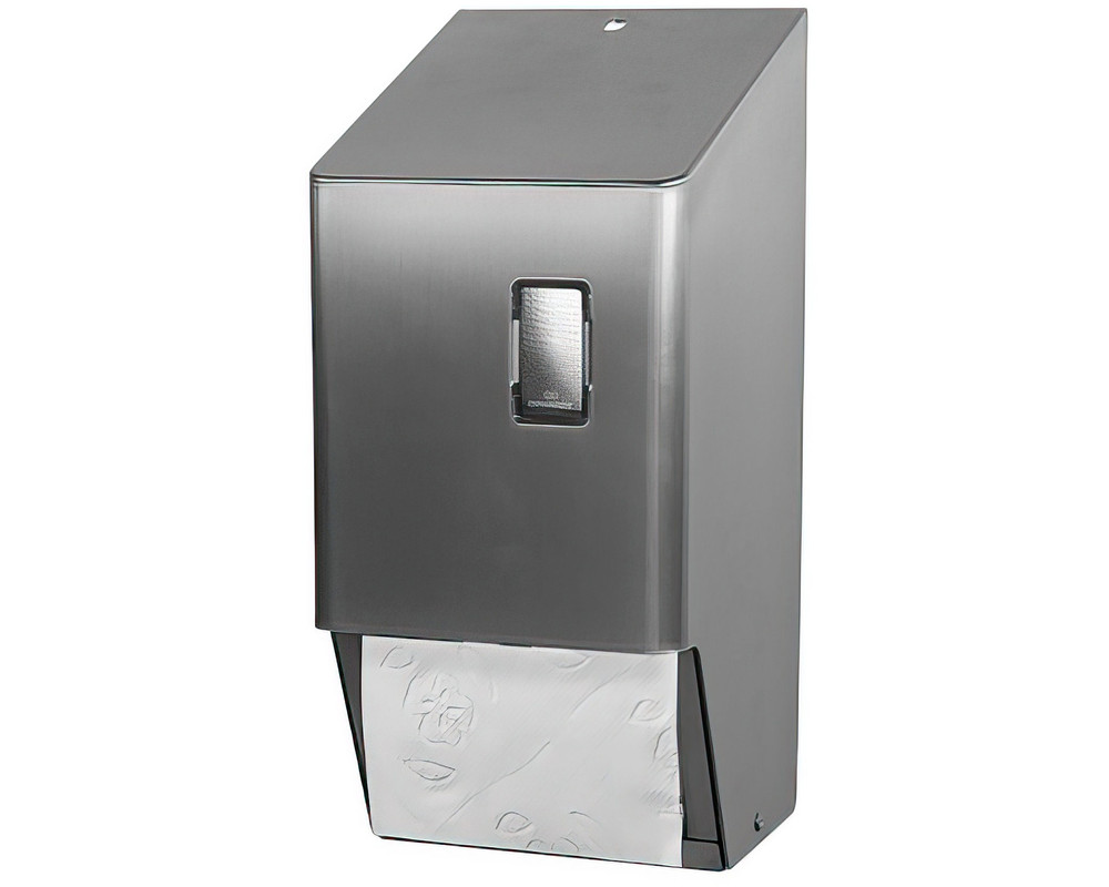 Toiletrolhouder 2 rols - RVS