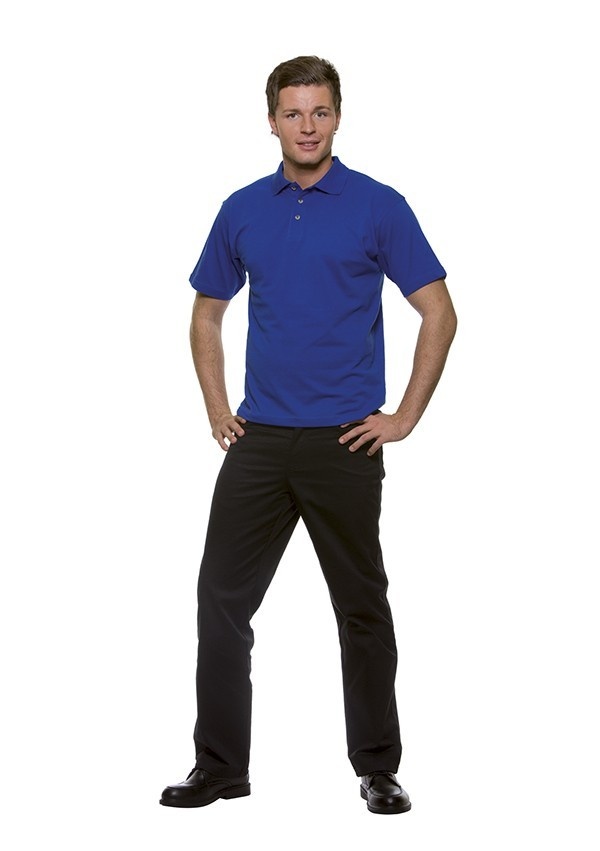 Herren Poloshirt Basic | Blau | 100% Baumwolle | Erhältlich in 7 Größen
