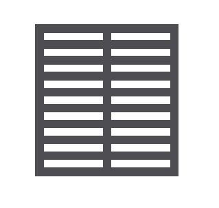 Grille Gauche/Droit Noir Pour 7455.2230-2235-2240-2405-2415-2417