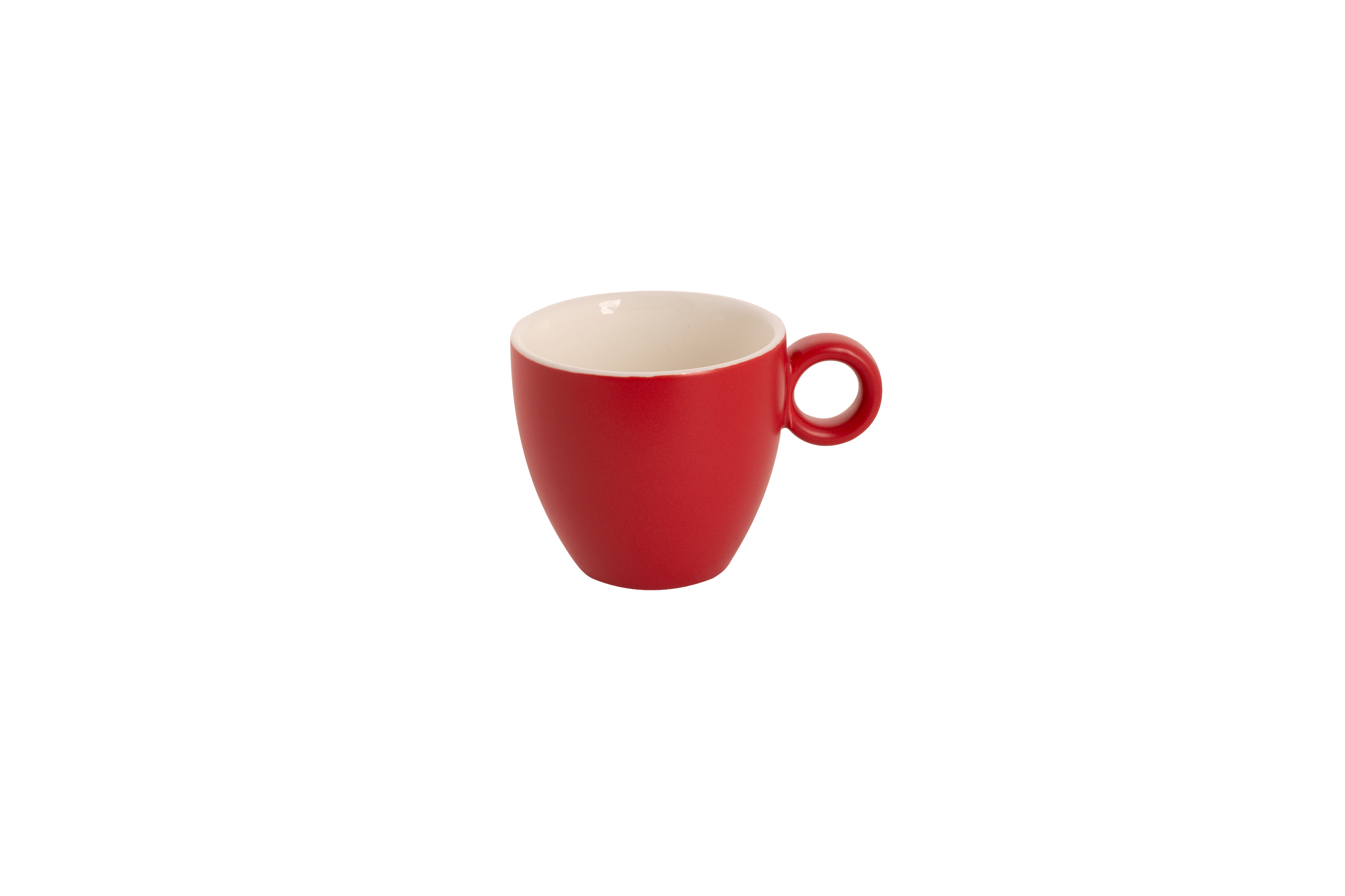 Koffiekop 928 Mat Bart Colour Cafe 17 cl Rood Porselein