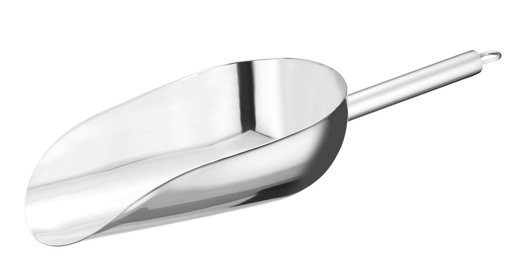 Schep - BarUp - 0,92L - Zilver - 432x140mm