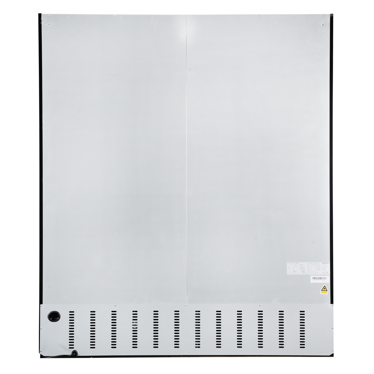 Drankenkoelkast ECO 1500 met klapdeuren | 1528 Liter | 0 tot +10 °C | Zwart | Afsluitbaar