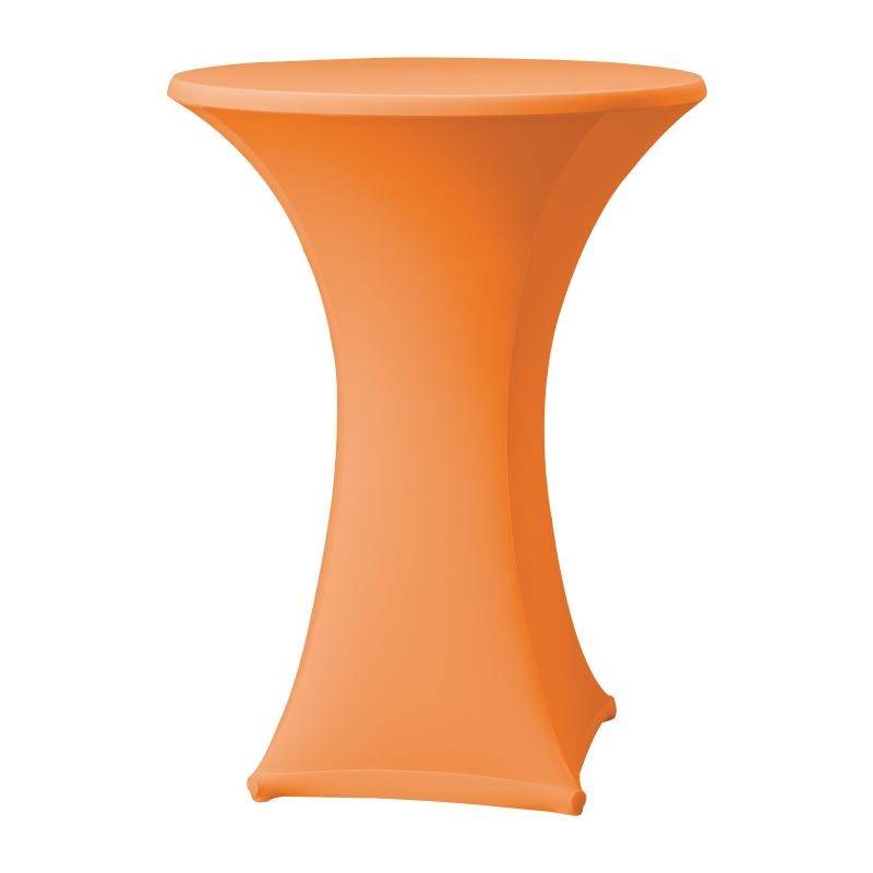 Housse de Table Cocktail Samba | pour Tables Ø85x115(h)cm | Orange