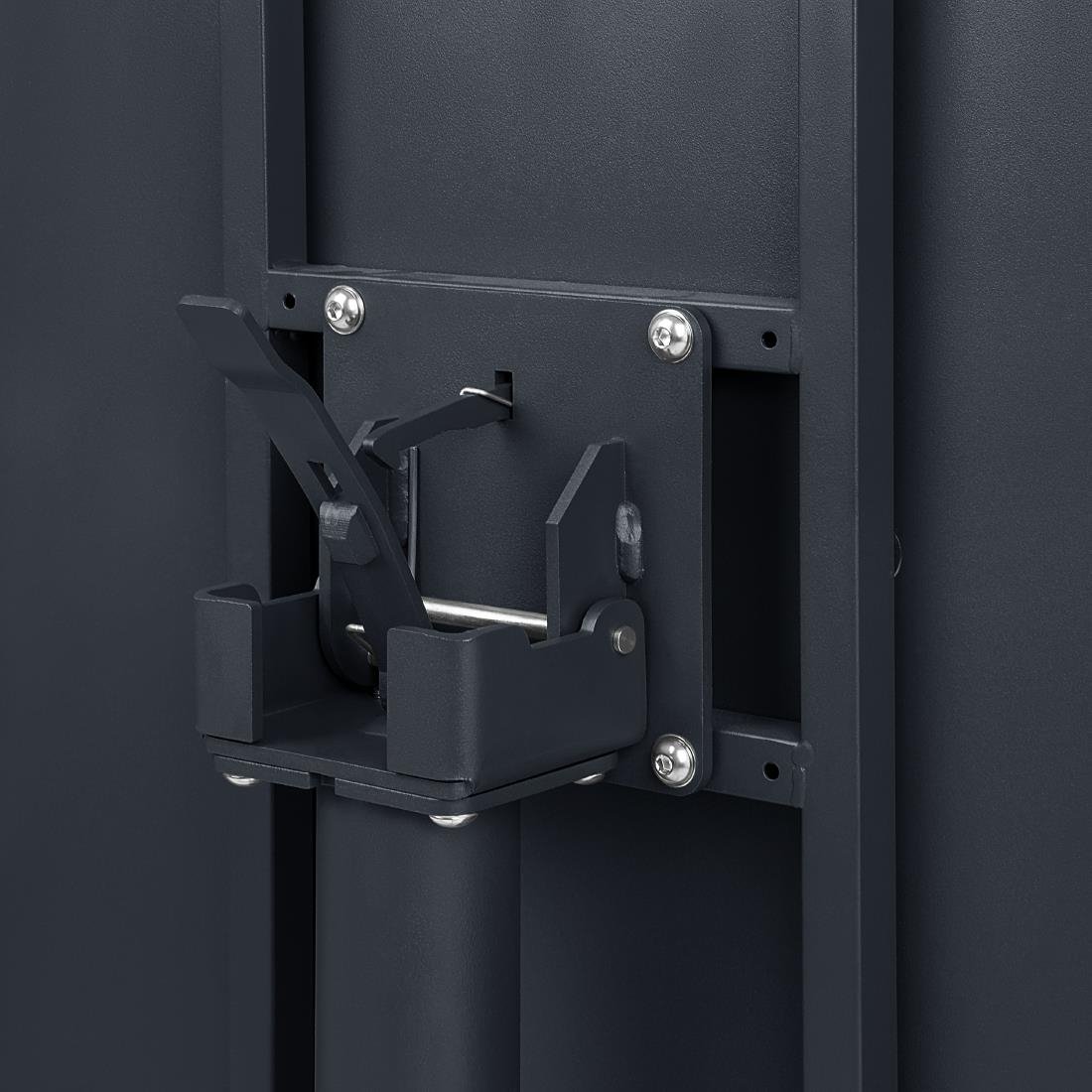 Table à plateau basculant Bolero Porto bleu ardoise 700x750 mm