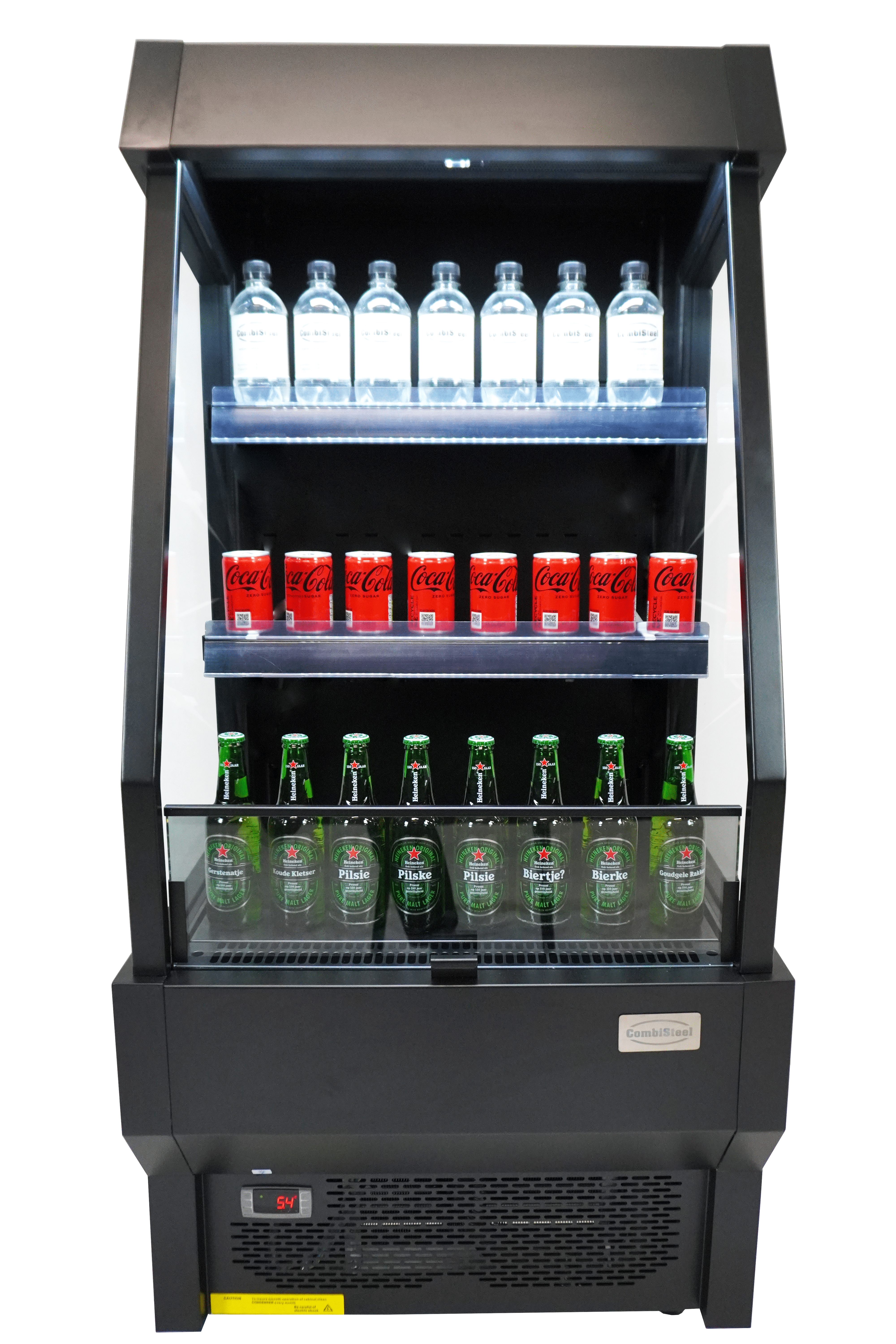 Impulskoeler Open Zwart 165L