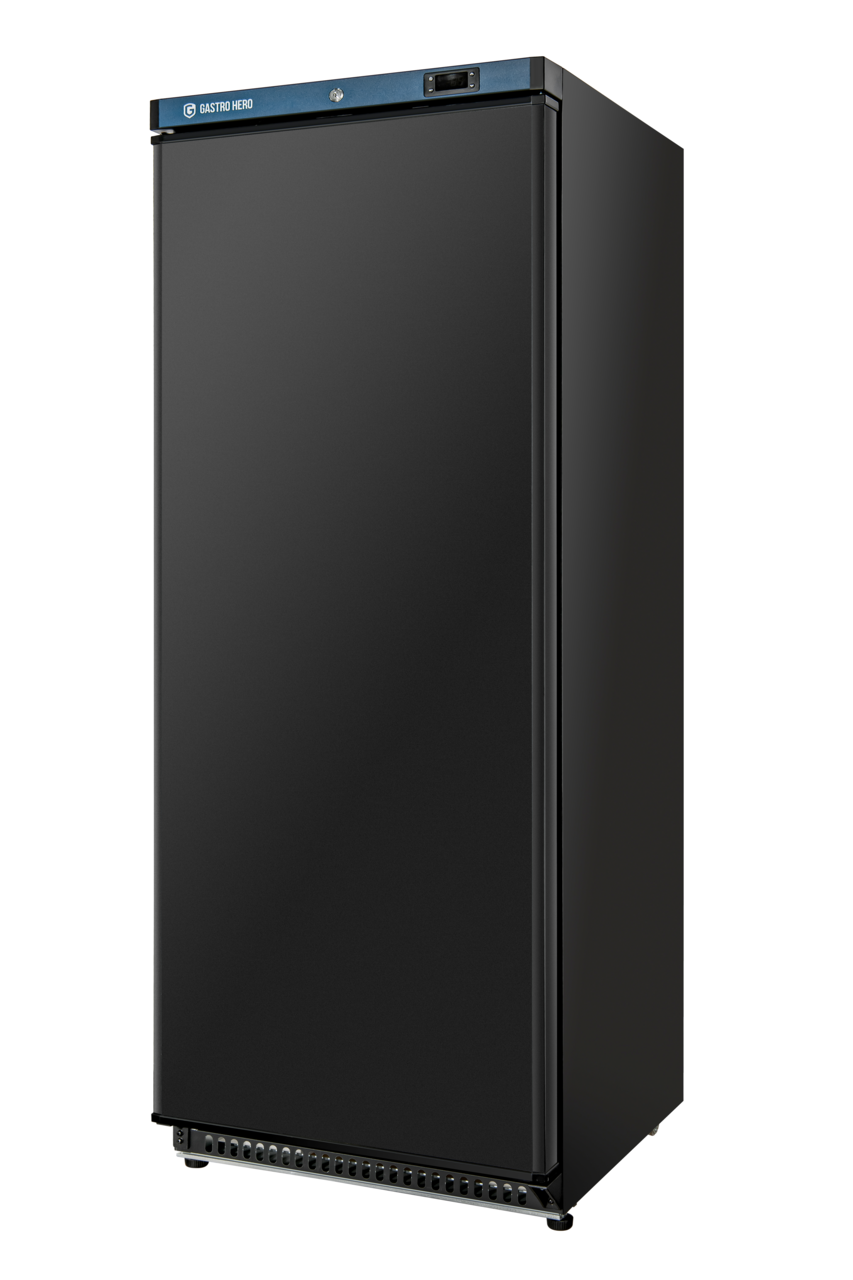 Armoire réfrigérée ECO 600, intérieur en plastique, extérieur noir