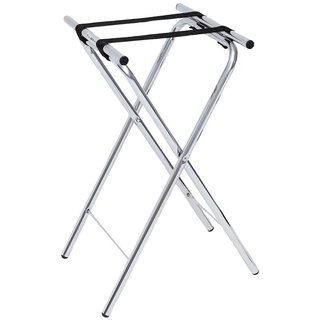 Plateau de service chromé 82 x 52 x 41 cm