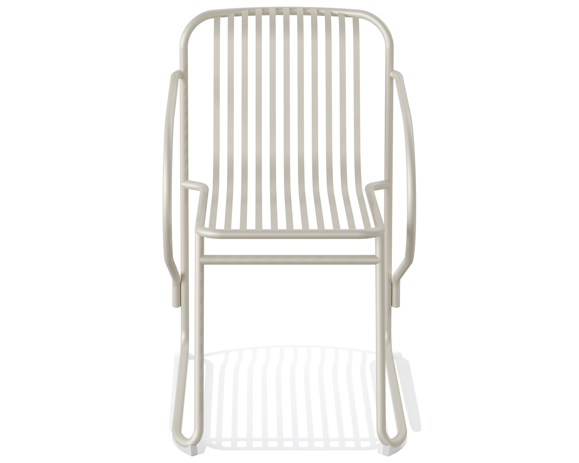 Throne stapelbare stoel - Met armleuning  - Beige