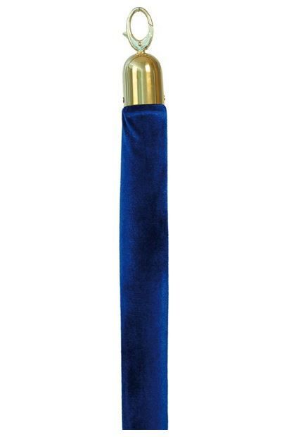 Absperrkordel Gold Samt Blau | 1.5 meter | DELUXE