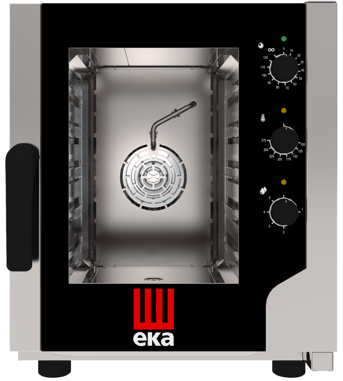 Tecnoeka heteluchtoven EKF 523 N UD | 5x GN 2/3 | Directe stoom | Mechanische bediening