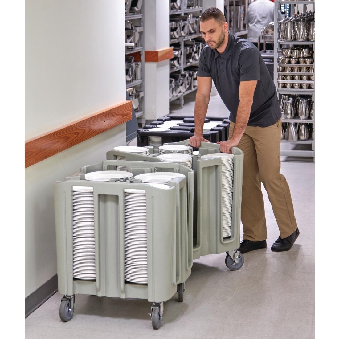 Cambro compact verstelbare bordenwagen