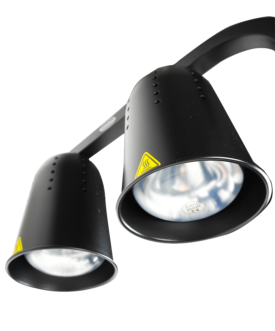 Warmhoudlamp Zwart
