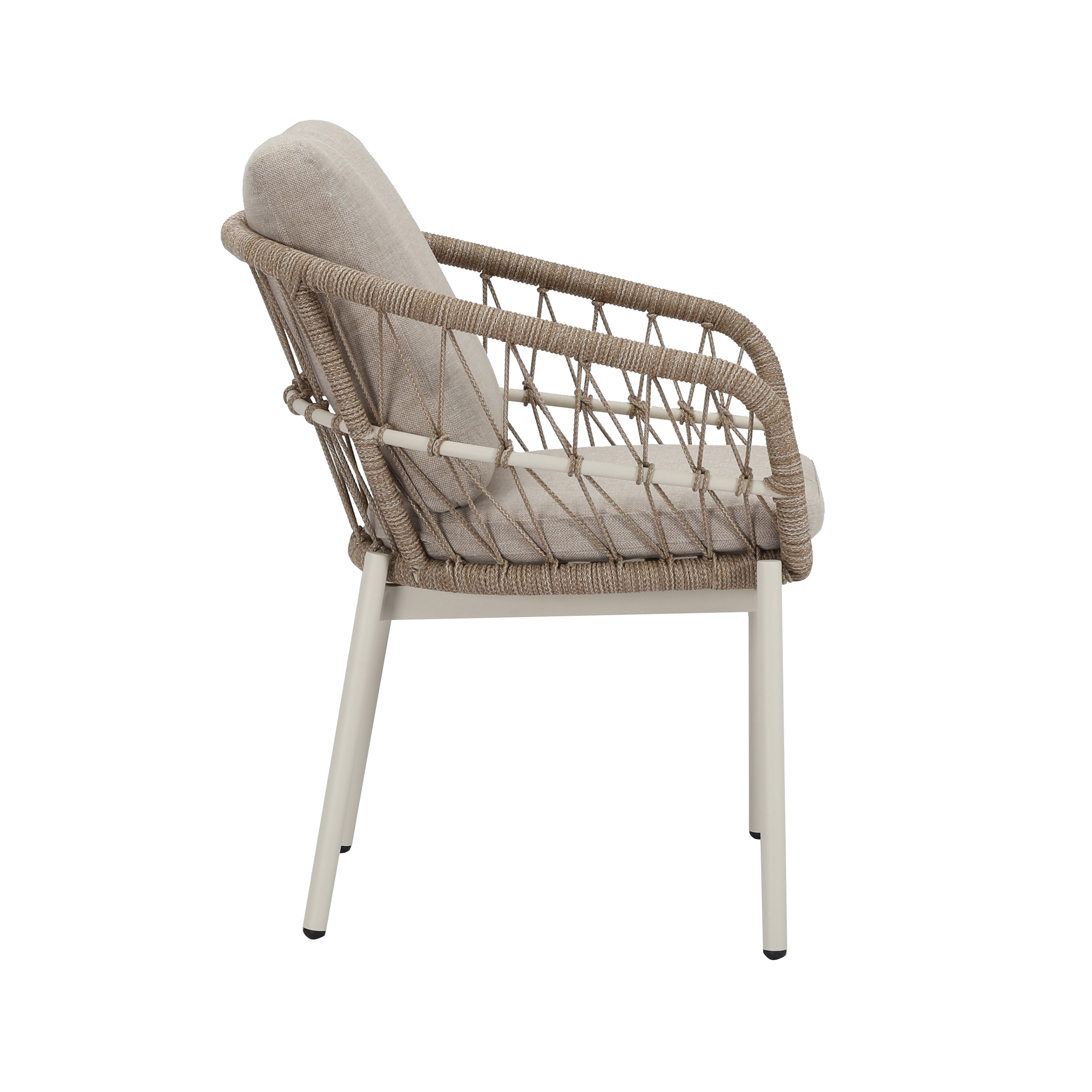 Tropea  Tuinstoel met armleuningen Zand