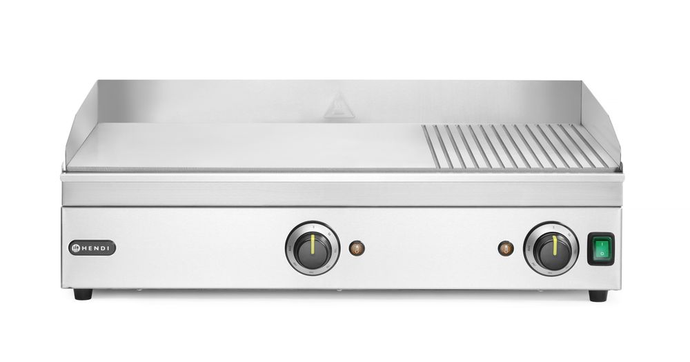 Bakplaat 1/3 geribbeld - Kitchen Line - 220-240V/3500W - 697x474x(H)241mm