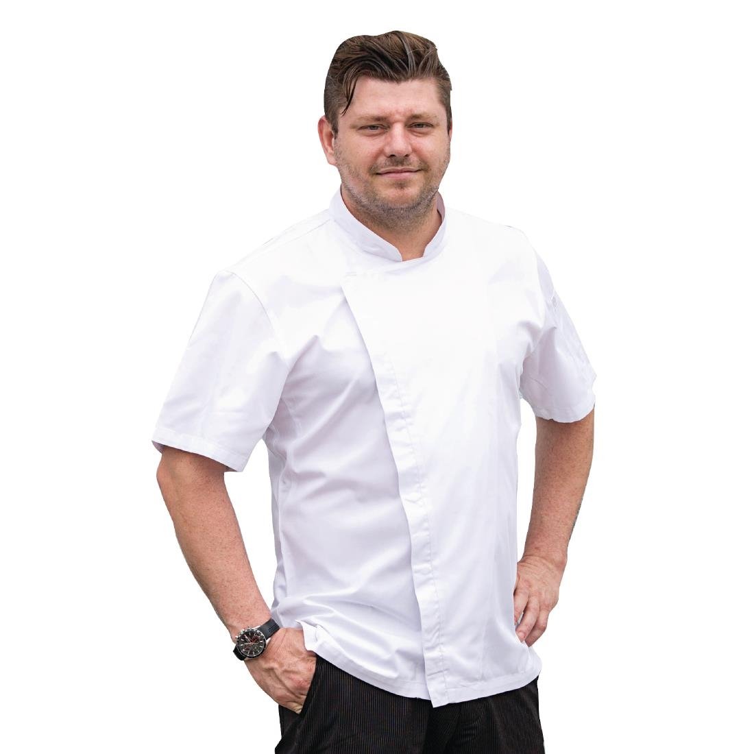 Chef Works Kochjacke mit kurzen Ärmeln Größe XL