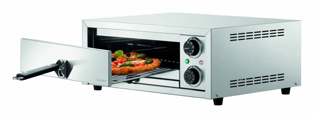 Pizzaoven ST350 TR | Geschikt voor 1 Pizza Ø340mm | 1,75 kW | 500x420x(H)215mm