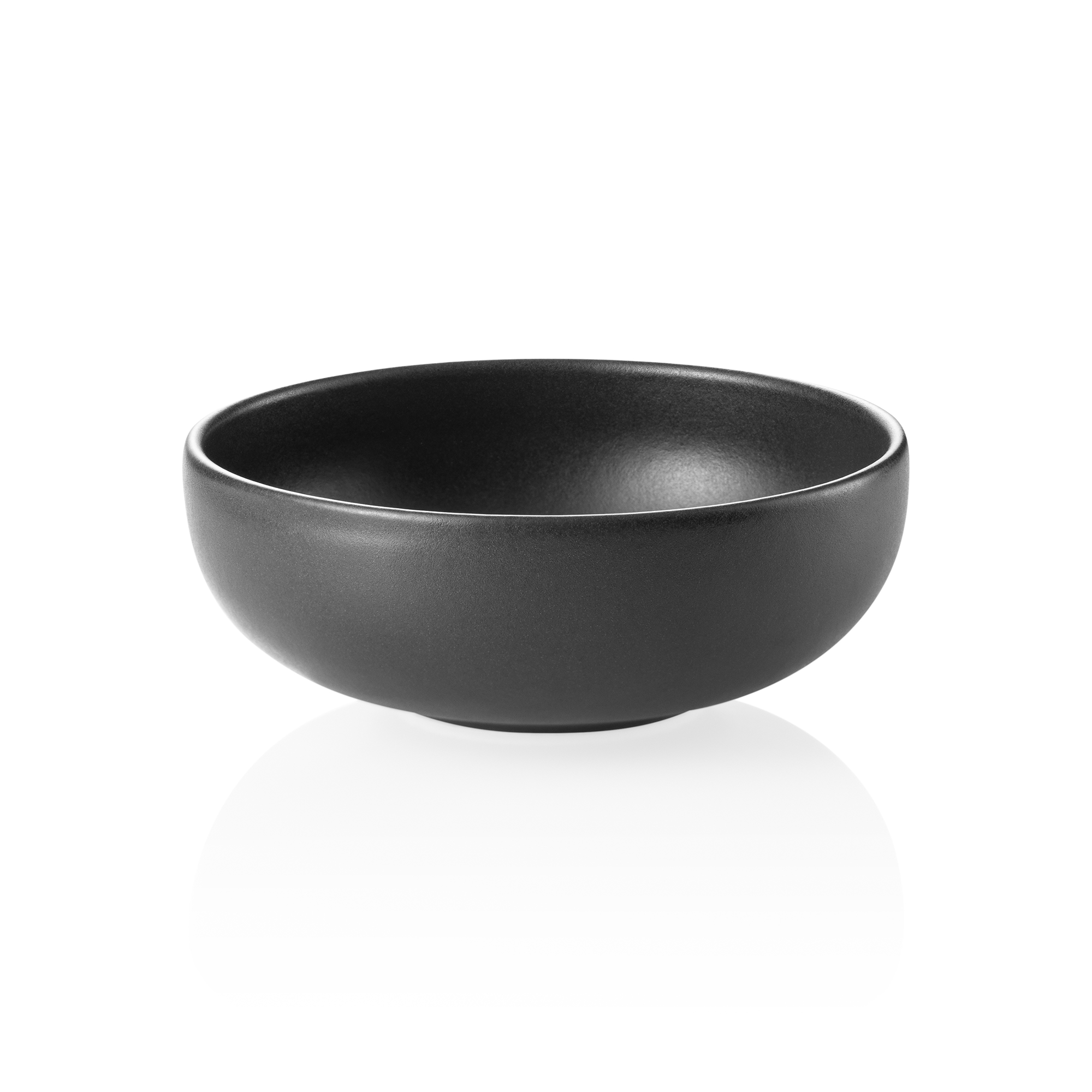 Kom Set ROCKZZERO, diep, Ø 12 cm, 0,2 liter, middernacht, Set van 6 stuks, Steengoed