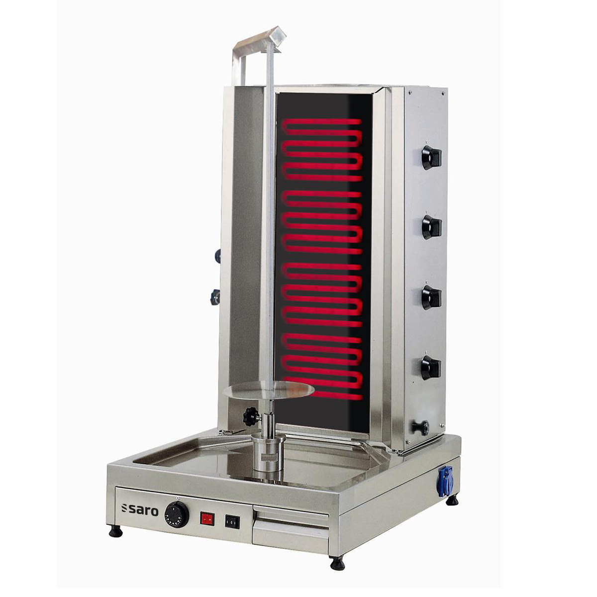 Grill électrique Döner/Gyros SARO pour 80kg de viande, ED4