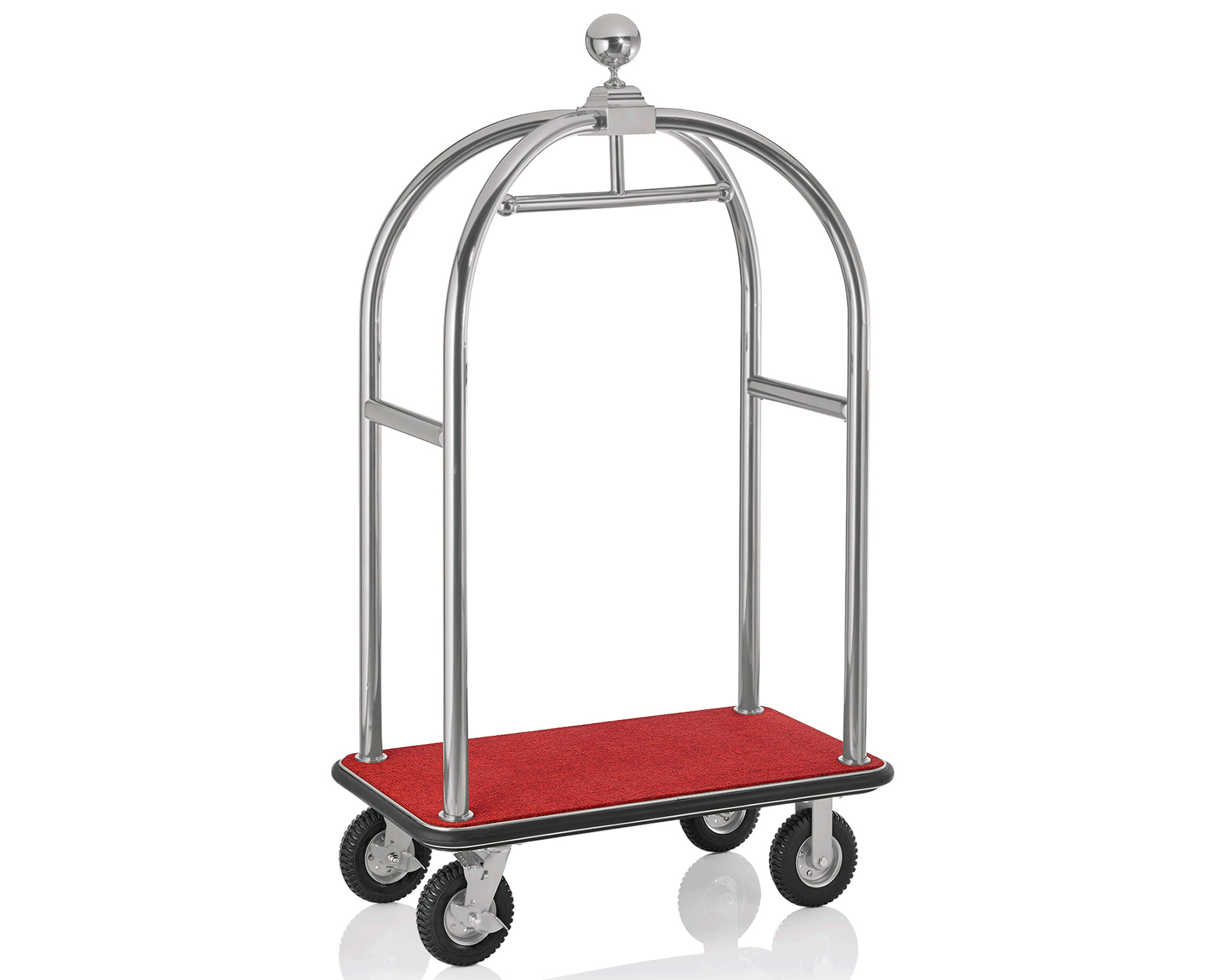 Chariot à bagages - 42 kg - Rouge