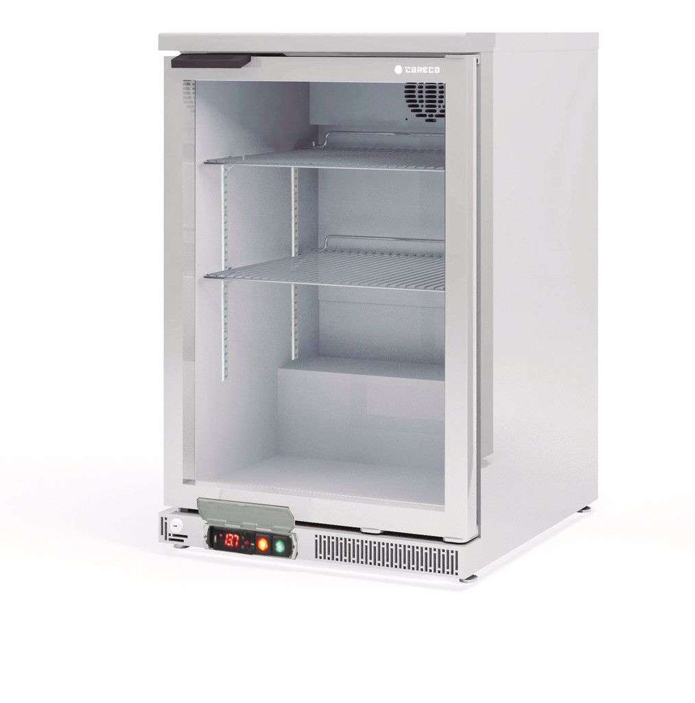Coreco Kühlschrank | Backbar | Glastür  | ERH-I 150 Edelstahl