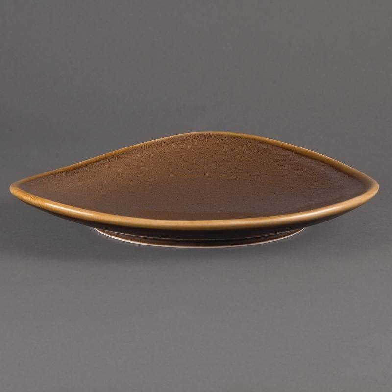 Assiette Triangulaire "Kiln" | Porcelaine Écorce | Ø280mm | 4 Pièces Assiette Triangulaire "Kiln" | Porcelaine Écorce | Ø280mm | 4 Pièces