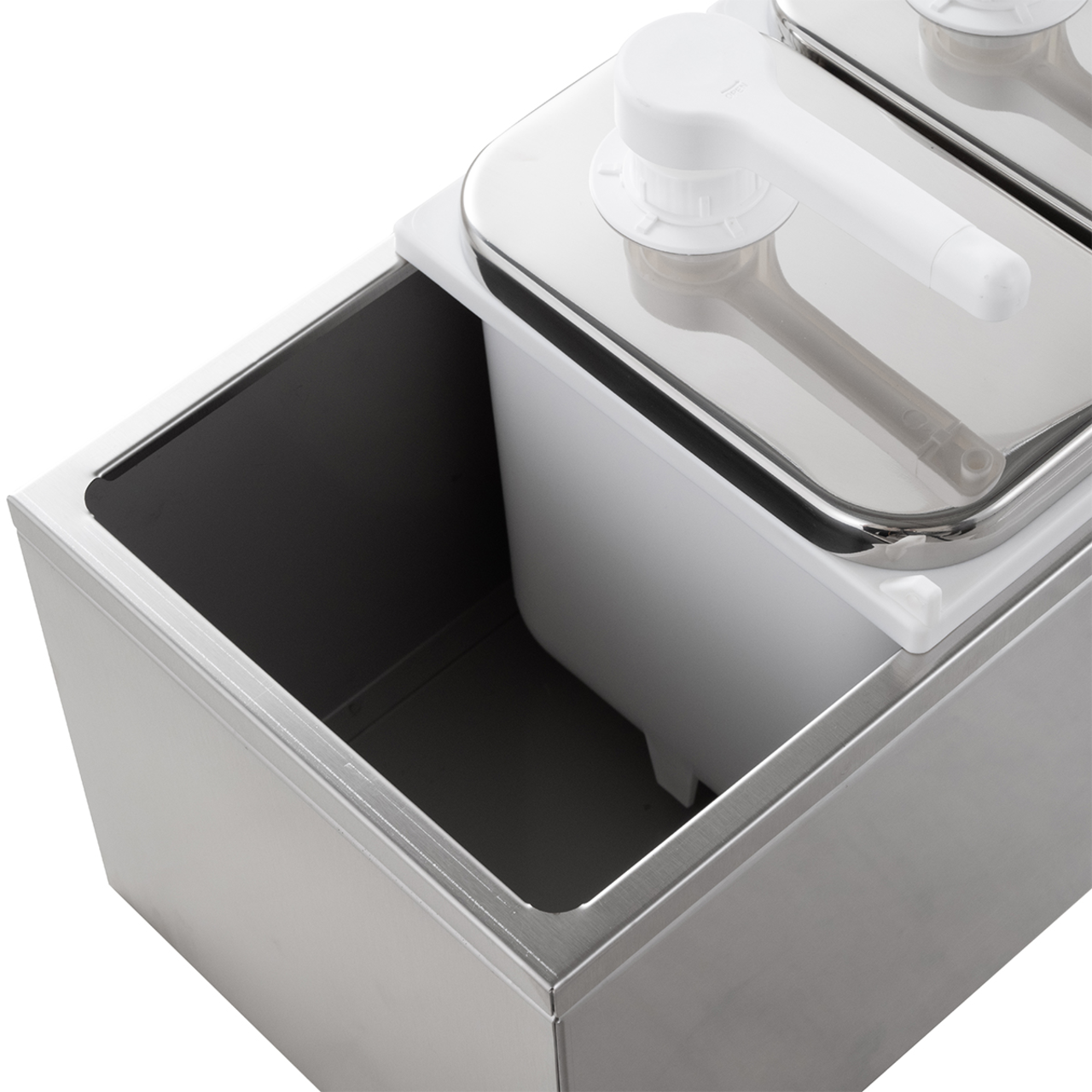 Distributeur de sauces - 3 x 2 litres - Pompe doseuse PP