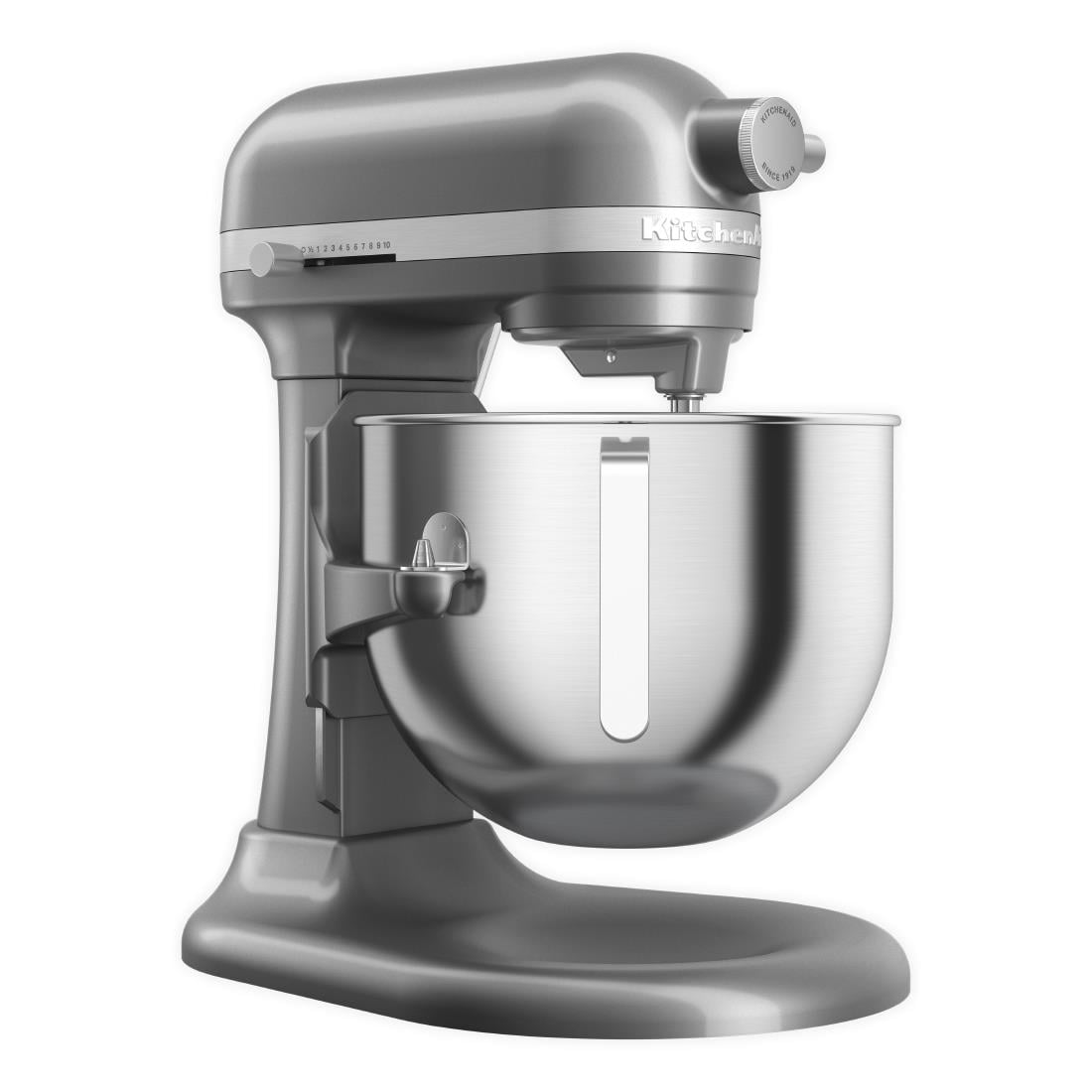 KitchenAid Schwere Standmixer Mit Schüssel 6,6Ltr Silber 5KSM70JPXBCU