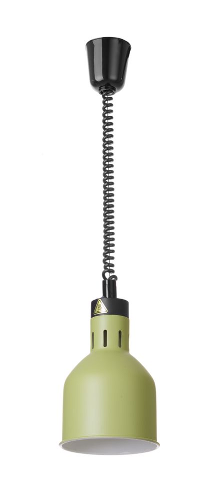 Höhenverstellbare Wärmelampe - zylinderförmig - Grün - 230V/250W - Ø175x(H)250mm