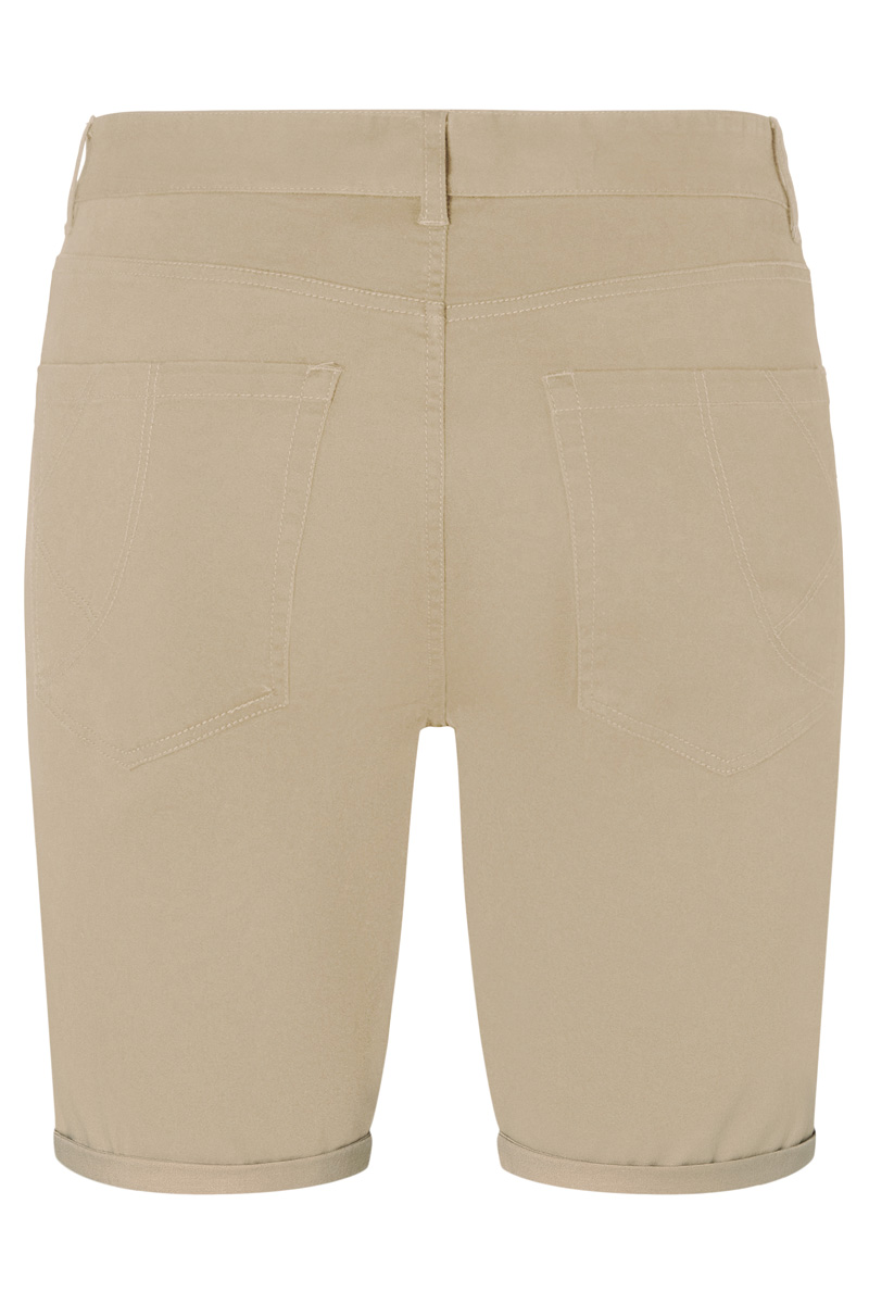Herren 5-Pocket-Shorts Classic-Stretch - Kieselbeige - 50