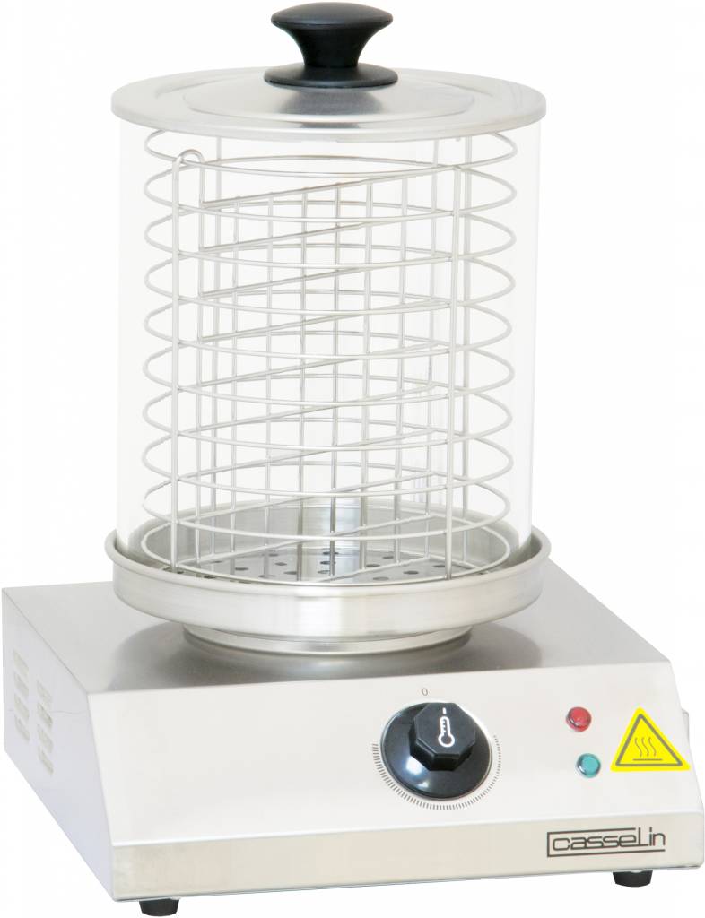 Worstenwarmer - RVS - 350 W - tot 100°C - 280x280(H)355mm
