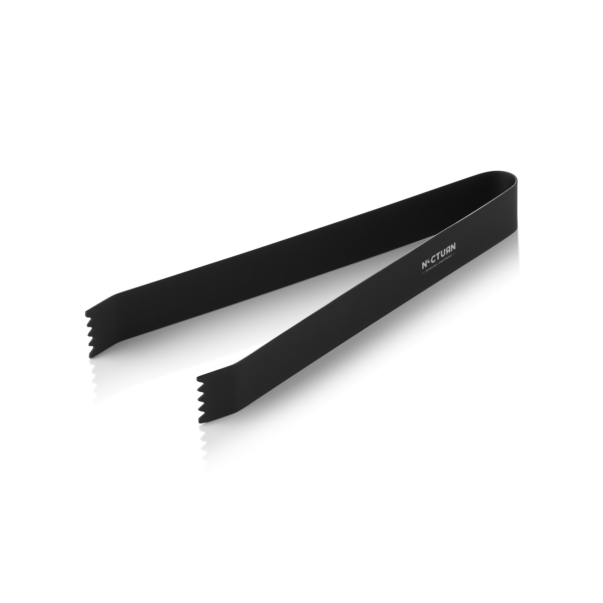 Eiszange NOCTURN, 18 cm, schwarz matt, Chromnickelstahl 18/8