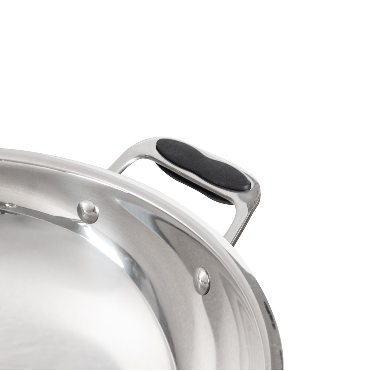Poêle wok en acier inoxydable Ø 360 mm