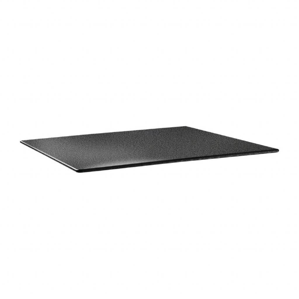 Topalit Smartline | Rechthoekig Tafelblad | Antraciet | 120x80cm