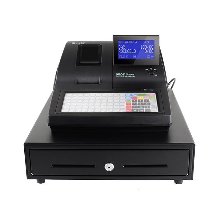 Kassasysteem Traditioneel | Sam4s NR-500B | Enkel Station Printer | LCD Display | Plat Toetsenbord