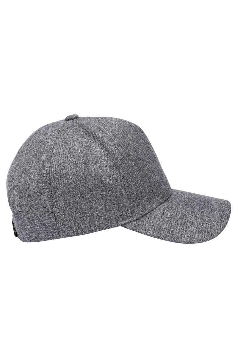 Baseballpet, Gemaakt Van Duurzaam Materiaal, Gerecycled Polyester - Grijs Gemêleerd