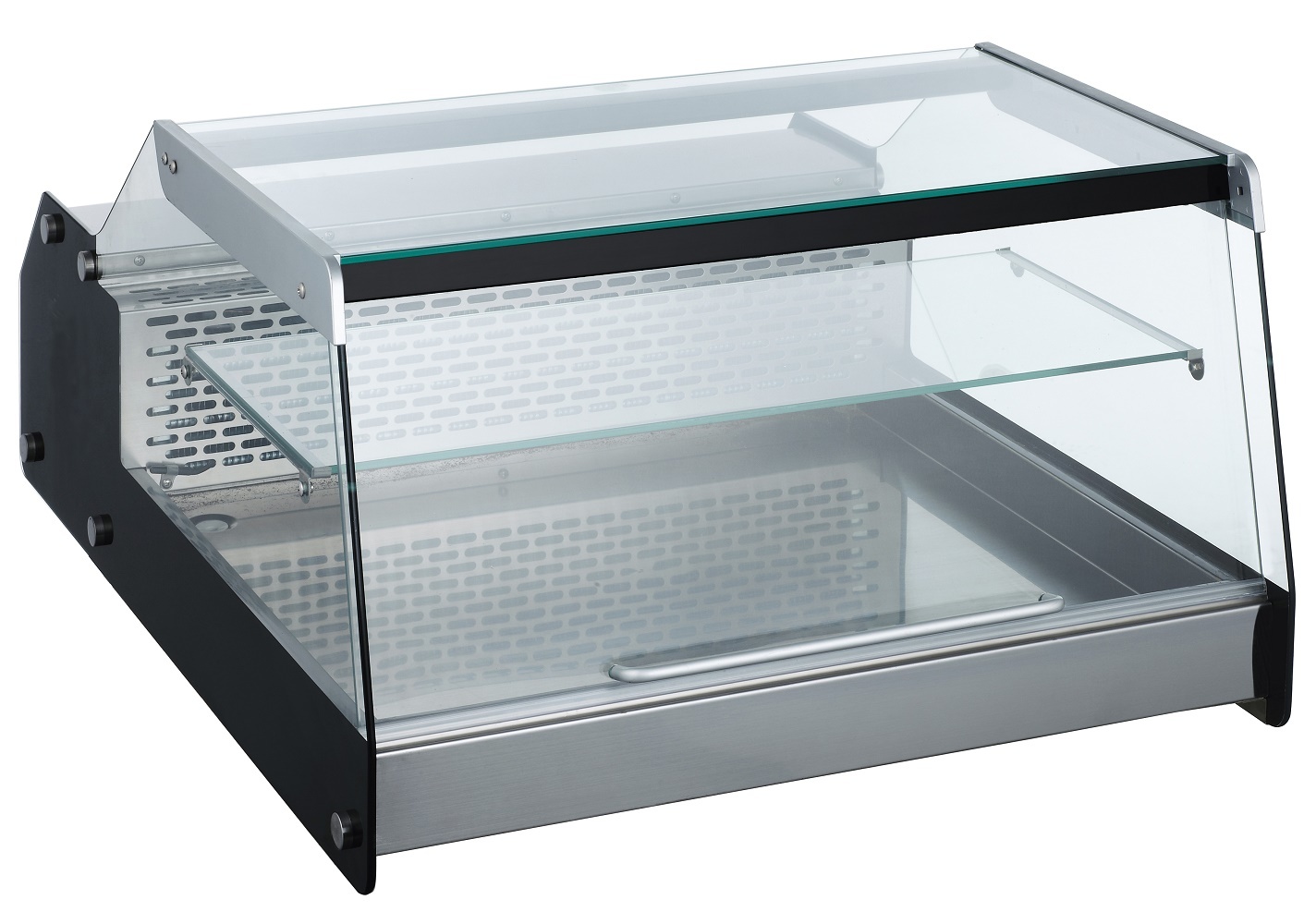 Vitrine Réfrigérée |Modèle de Table | Noire | 128 Litres | 685x874x(H)419mm
