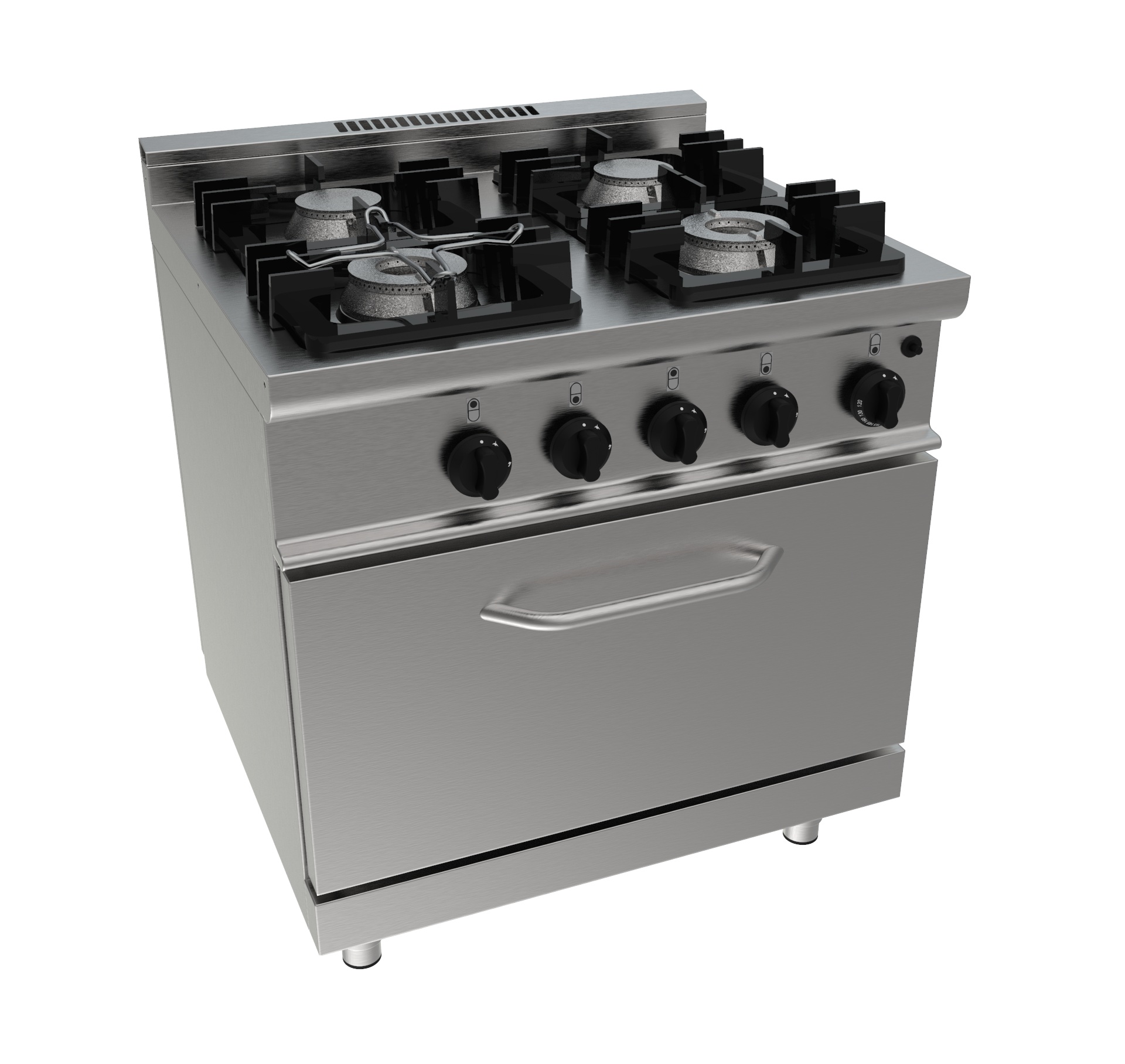 Cuisinière à gaz SARO avec four à gaz modèle E7/KUPG4LO