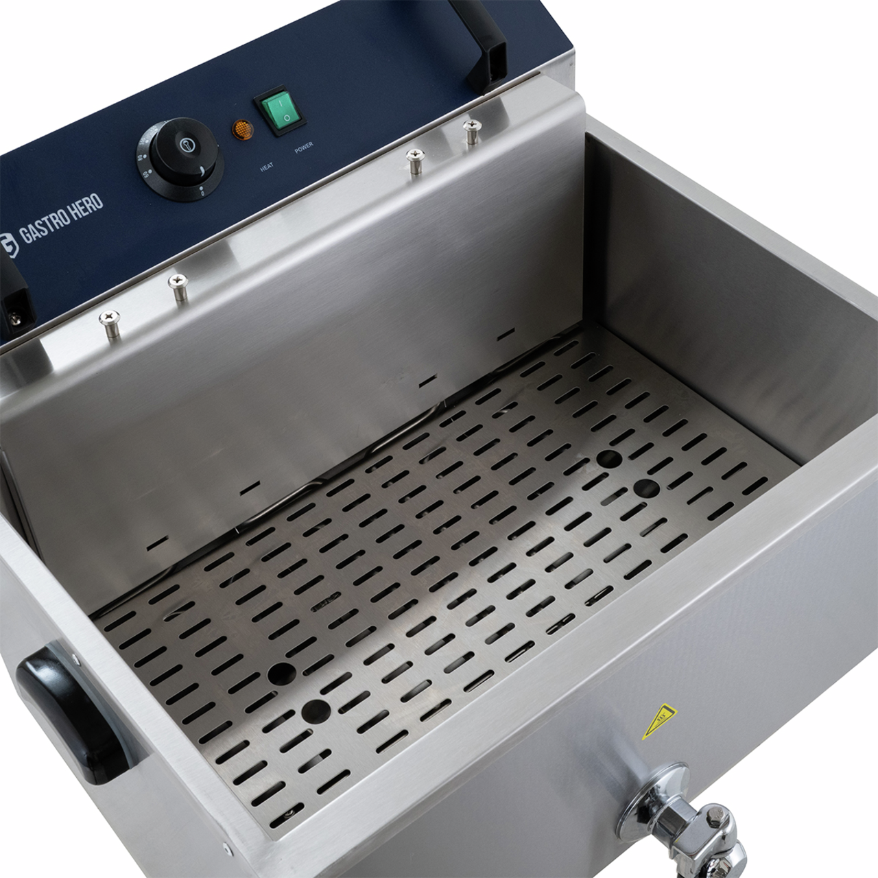 Elektrische bakkerijfriteuse - 20,4 Liter - 5 kW - met aftapkraan