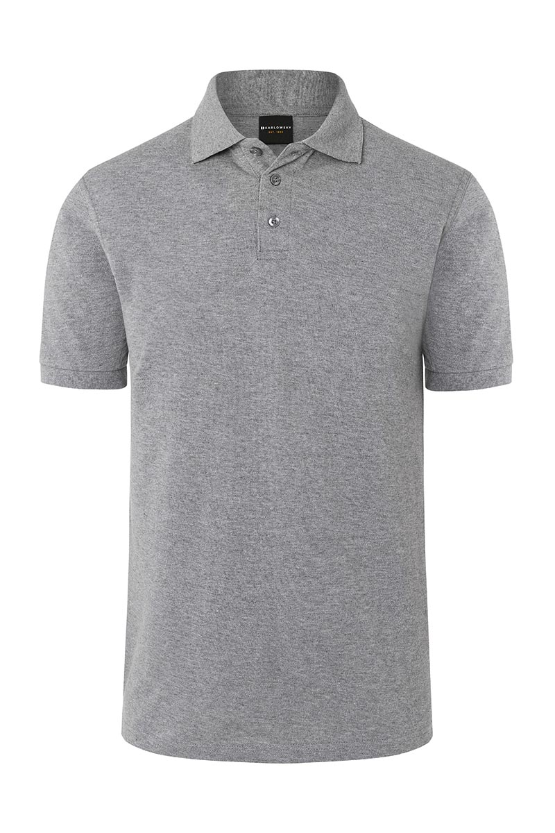 Herren Workwear Poloshirt Basic - Hellgrau - 4XL