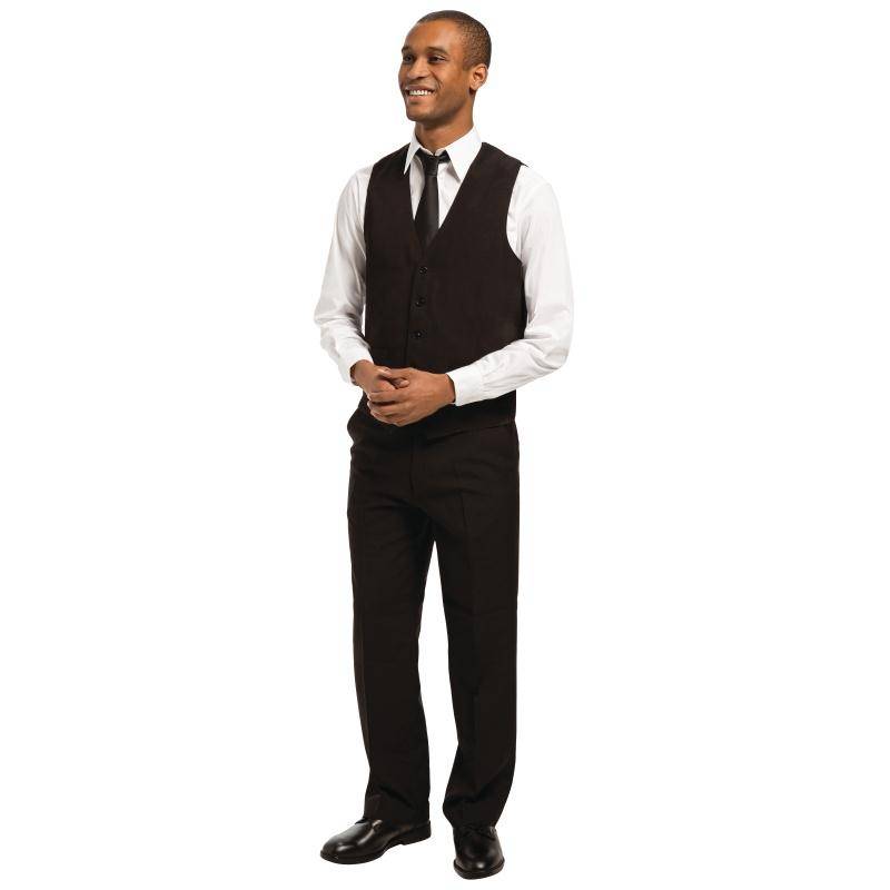 Gilet Noir pour Homme | Staff Uniforms | Disponible en 4 Tailles