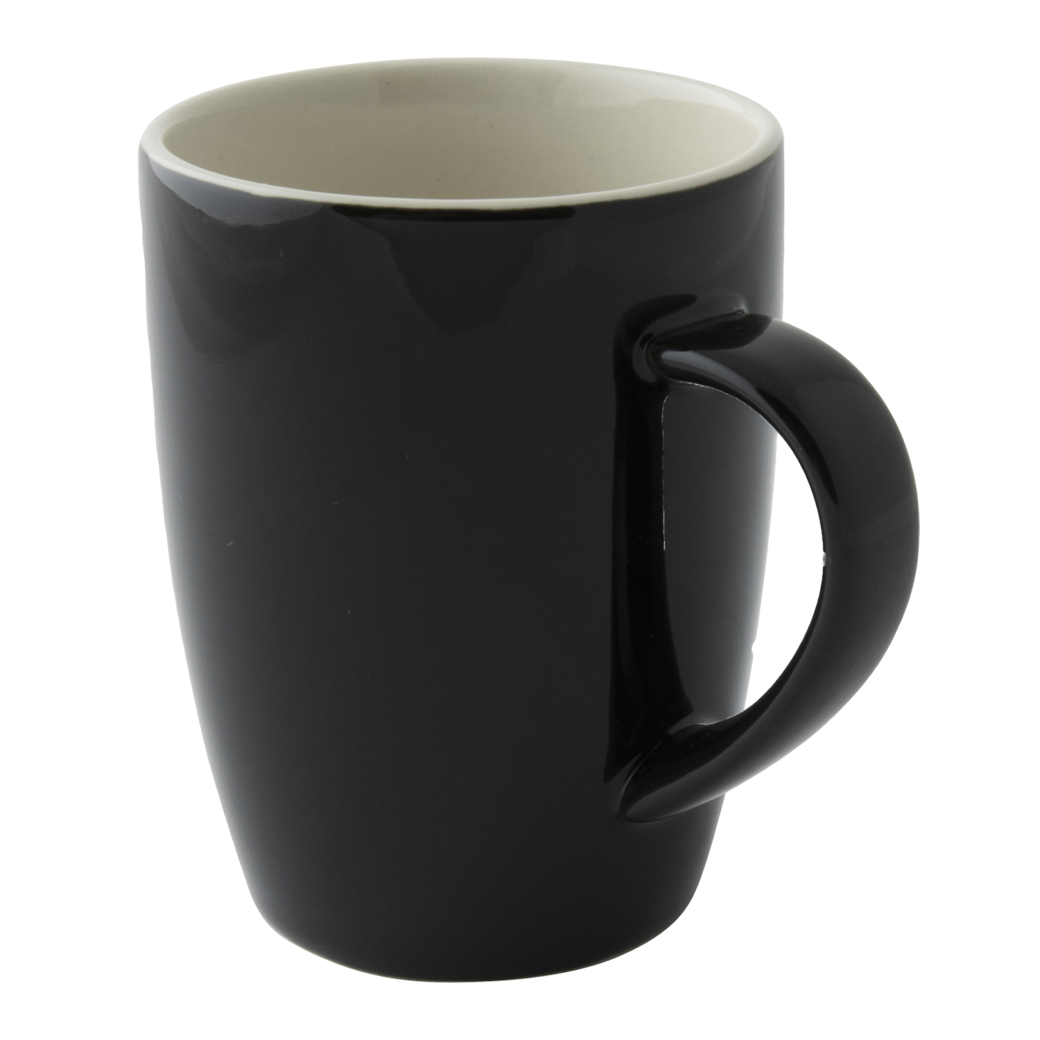 Beker Colors 18 cl Zwart Porselein