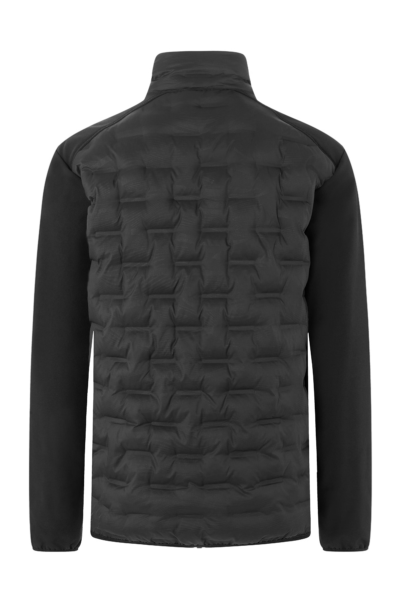 Veste hybride pour hommes  Outdoor-Pro, en matière durable - Noir - L