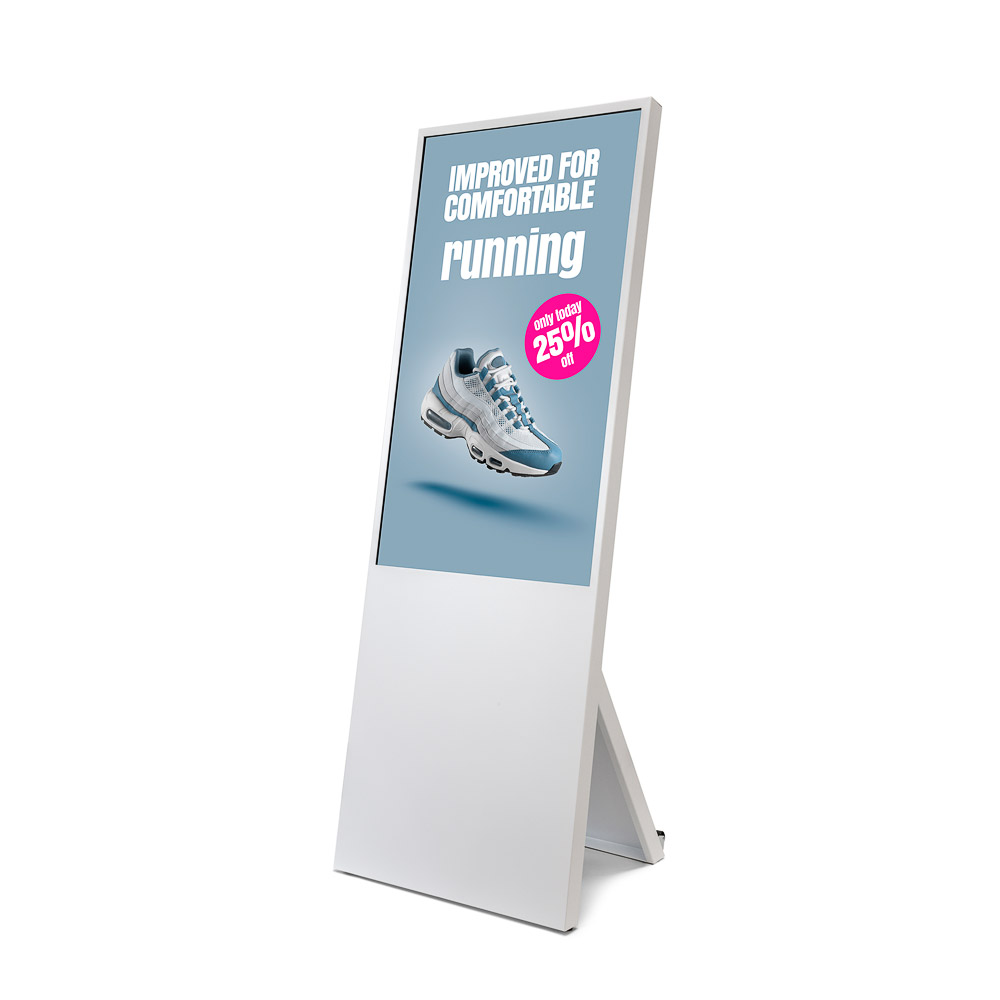 Digitaal A-Bord Spectrum Met 43" Samsung Scherm Wit