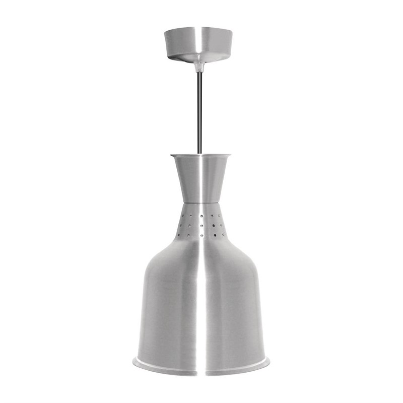Lampe chauffante - Finition métal brossé