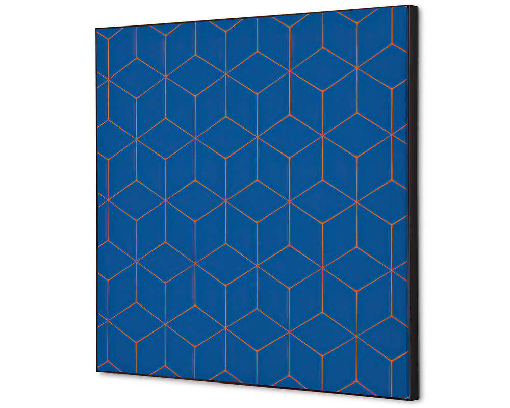 Wanddekoration Hexagon dunkelblau - 400x400mm