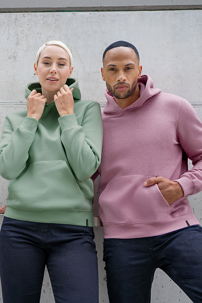 Hoodie de travail pour femme Soft-Face, en matière durable - Vert Pistache - L