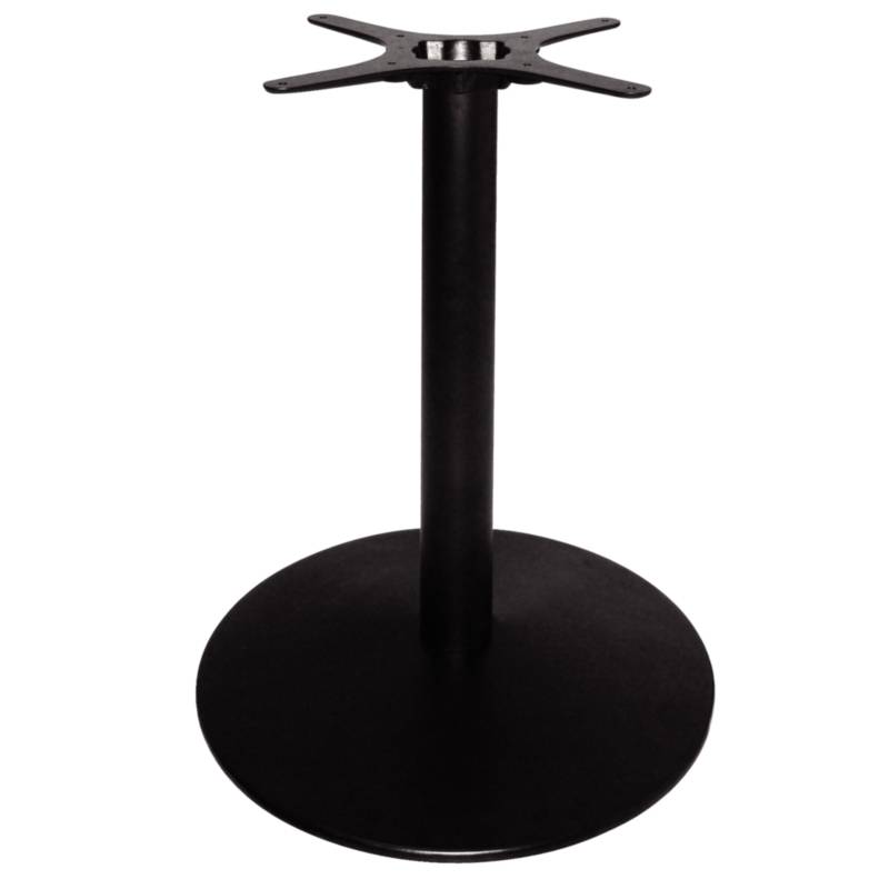 Pied de table rond en Fonte - (h)72cm - Pour plateau de table jusqu'à Ø80cm
