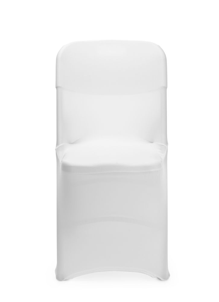 Housse de chaise pliante - 810965 & 910989 - Blanc - 540x440x(H)840mm
